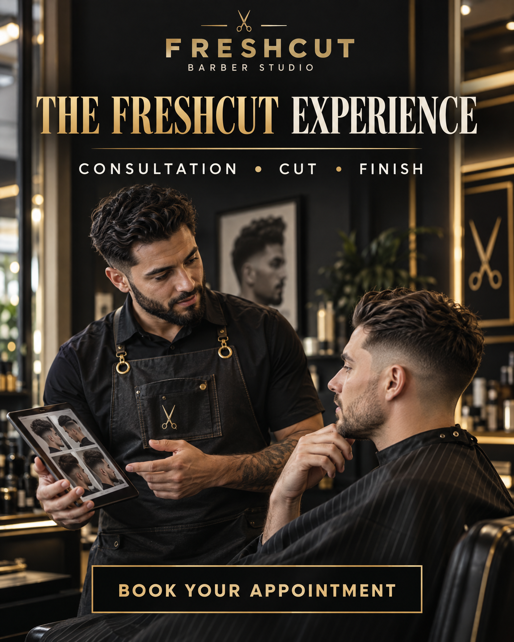 The FreshCut Experience promotional design